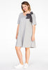 Dress scarf dots - grey - #2