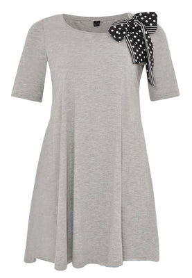 Dress scarf dots - grey  - #3