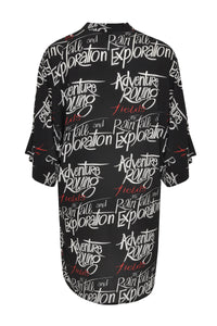 Kimono SCRIPT - black - #3
