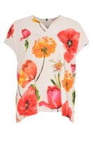 Tunic slit POPPY - white  - #4