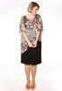 Dress double top LEOFLOWER - black  - #2