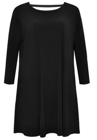 Tunic puckered shoulders DOLCE - black - #4
