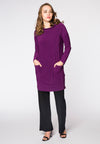 Tunic turned neckline DOLCE - purple - #2