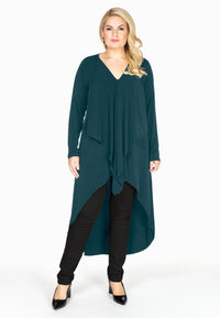 Tunic pointy layer DOLCE - green - #2