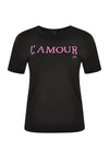 Shirt wide short sl L'amour - black - #4