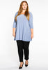 Tunic wide bot 3/4sl  DOLCE - blue - #2