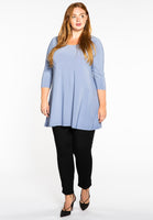 Tunic wide bot 3/4sl  DOLCE - blue - #2