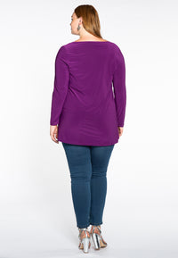 Shirt flare long sl DOLCE - purple - #3