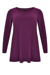 Shirt flare long sl DOLCE - purple - #4