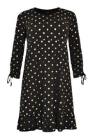 Dress GOLD DOTS - black - #4