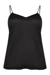 Singlet spaghetti SILK - black - #4