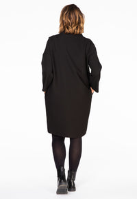 Shirt string neck - black - #3