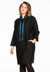 Shirt string neck - black 