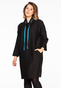 Shirt string neck - black - #1