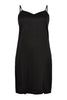 Dress spaghetti silk - black  - #4