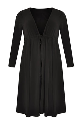 Cardigan waist string DOLCE - black  - #4