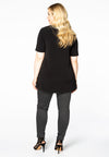 Tunic flare tape neck DOLCE - black - #3