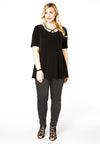 Tunic flare tape neck DOLCE - black - #2