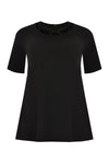 Tunic flare tape neck DOLCE - black - #4
