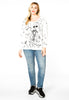 Sweater GIRL PRINT - ecru - #2