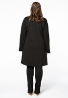 Cardi-jacket button INTERLOCK - black  - #3