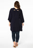 Tunic string v-neck - blue - #3