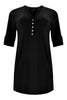 Tunic grandad collar DOLCE - black - #4