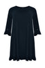 Dress ruffled button sleeve DOLCE - blue - #4