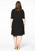 Blouse-dress ruffled DOLCE - black  - #3