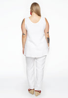 Singlet LINEN - white - #3