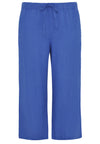 Trousers 7/8 LINEN - light blue - #4