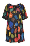 Dress wide neck CORAL - black - #4