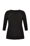 Shirt straight 3/4 sl DOLCE - black - #3
