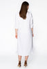 Blouse long ruffled LINEN - white  - #3