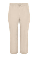 Trousers long LINEN - brown - #4