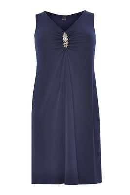 Dress sleeveless stones DOLCE - blue - #4