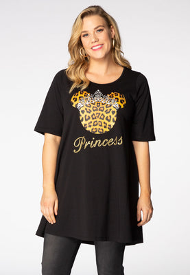 Tunic wide bottom Princess - black  - #1