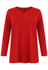 Pullover V basic - red  - #4