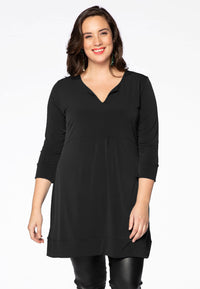 Tunic waist pleat DOLCE - black - #1
