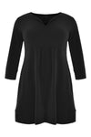 Tunic waist pleat DOLCE - black - #4