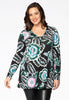 Tunic JANE v-neck - multi