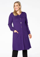 Cardigan INTERLOCK - purple - #1