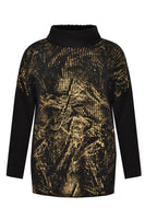 Pullover gold spray - black  - #4