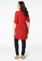 Tunic DOLCE grandad collar - orange - #3