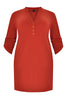 Tunic DOLCE grandad collar - orange - #4