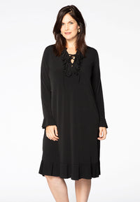 Dress DOLCE frills - black - #1