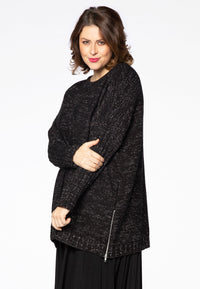 Pullover lurex - black - #1
