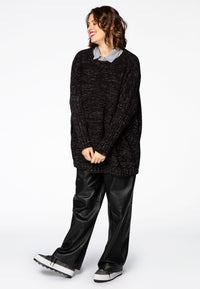 Pullover lurex - black - #2