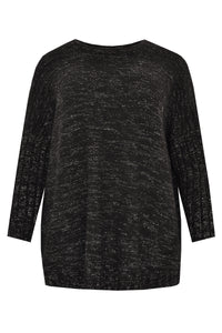 Pullover lurex - black - #4
