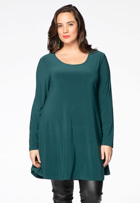 Tunic wide bottom DOLCE - green  - #1